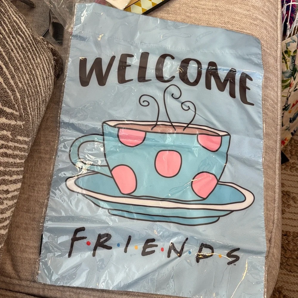 Welcome Friends tv show gargled Flag